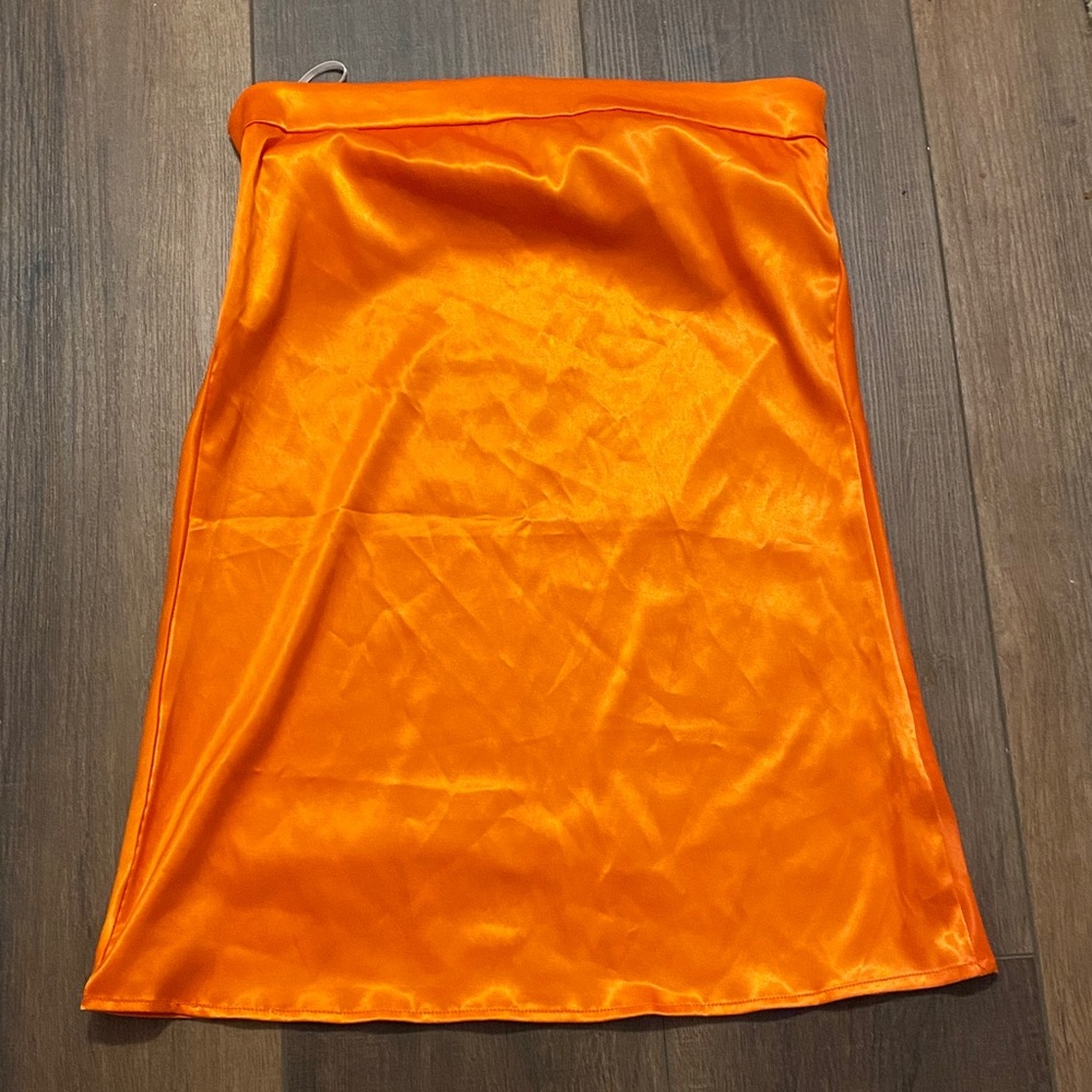 Vibrant Tennessee Orange mini sleeveless dress